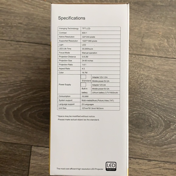 LED PROJECTOR - Picture 4 of 5